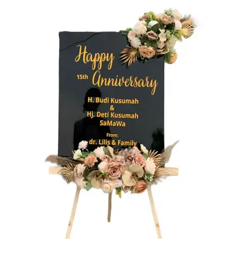 Papan Bunga Akrilik Turitempel