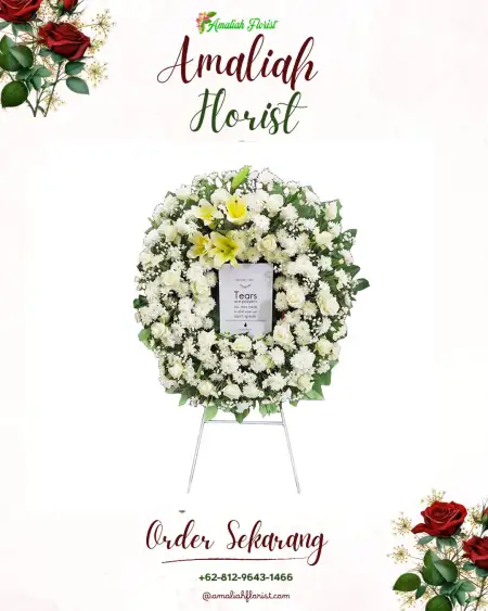 Krans Bunga Duka Turitempel